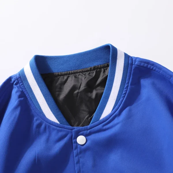 M-4XL 2024Spring and Autumn New Men's Jacket Letter Printed Color Blocked Student Coat Casual Loose Baseball Jacket - Image 6