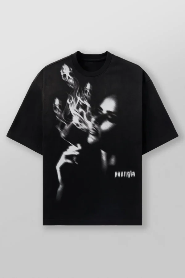 Summer new men's oversized T-shirt American fashion trend printed short-sleeved sports breathable fitness T-shirt - Image 3