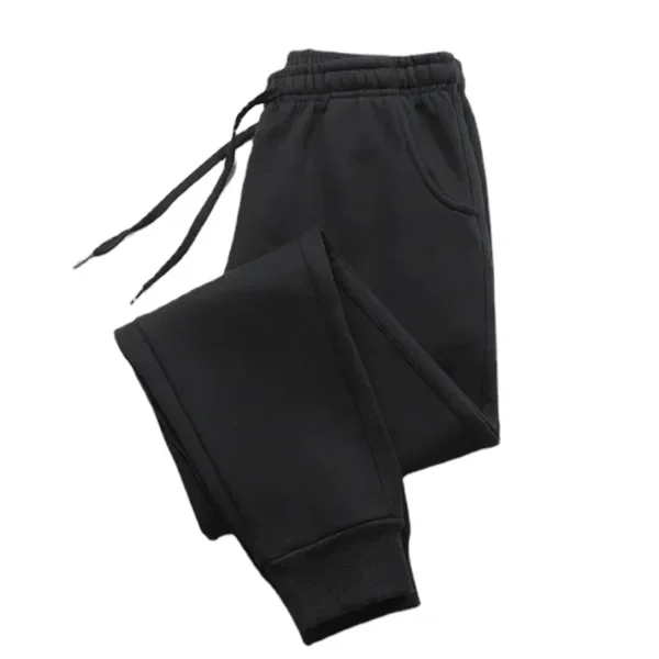 2025 Hot Sale Women Pants Winter Running Pants Joggers for Men Sweatpant Sport Jogging Fitness Gym Fleece Solid Color Trousers - Image 3