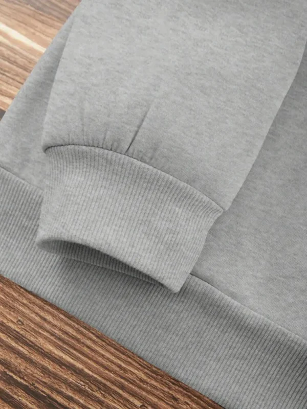 Korean Style Women's Clothing Round Neck Loose Casual Fashion Sweater Coat Versatile Hooded Sweatshirt Plus Size Kawaii Female - Image 6