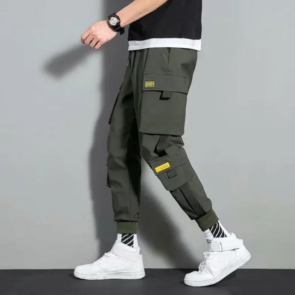 Men Cargo Pants Casual Hip Hop Pocket Pants 2024 Spring Autumn Male Joggers Trousers Sweatpants Fashion Streetwear - Image 4