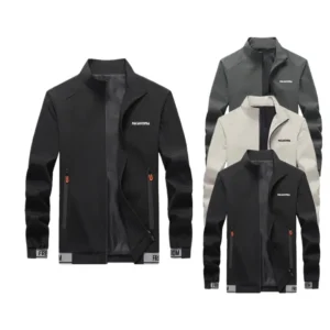 Men's zip-up Waterproof Jacket, Fishing Coat, Trench Coat, Sportswear, Outdoor Jacket, S Apparel, Fall/Winter, 2024