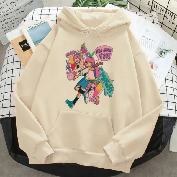 Omori hoodies women funny Winter sweat y2k graphic sweater women Kawaii tracksuit sweatshirt hoodie plus size - Image 3