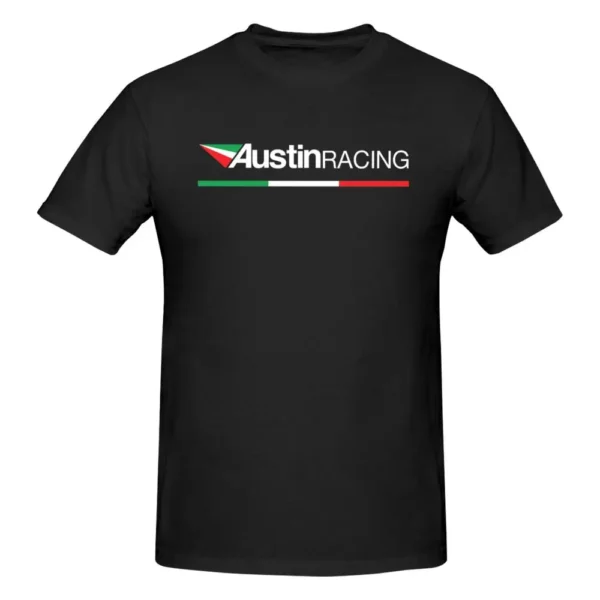 AUSTIN RACING Fashion T Shirt Printed Cotton Men's T-Shirt Men Tops Funny Short Sleeve Tee - Image 6