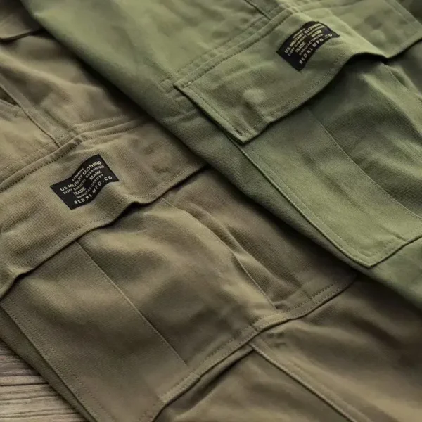 Men's Cargo Pants Korean Male Trousers Khaki Aesthetic Loose Straight Luxury Fashion Vintage High Quality Plus Size Baggy - Image 6