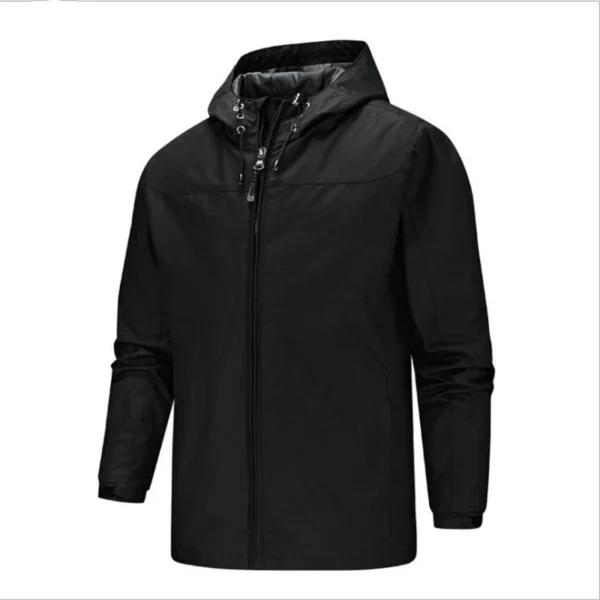 2024 New Men's Jackets Spring Autumn Windproof Zipper Coat Solid Color Fashion Unisex Outdoor Jackets Sportswear Male Jacket - Image 4