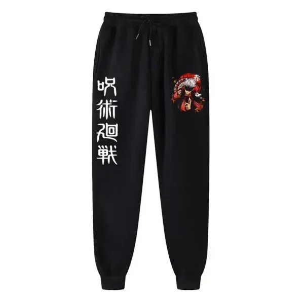 Women Sweatpants Japanese Anime Jujustu Kaisen Print Fleece Joggers For Men Trousers Fitness Workout Running Pants Unisex 2025 - Image 4