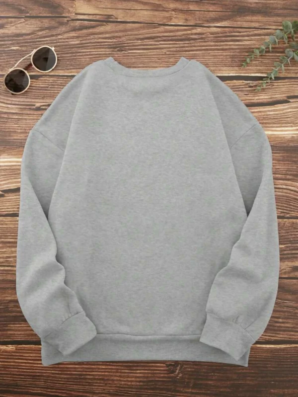 Tops Plus Size Women's Sweat-shirt Round Neck Loose Oversized Outerwear Clothes for Chubby Big Size Sweatshirts With Print Large - Image 5
