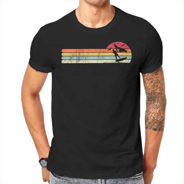 Surfing Extreme Sports TShirt for Men Wing Foiling Soft Leisure Sweatshirts T Shirt Novelty New Design Loose