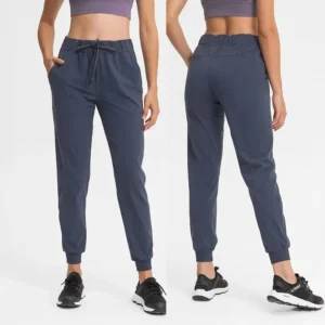 Naked Feel Camo Joggers Women Drawstring Waist Workout Yoga Tapered Sweatpants Track Cuff Sport Pants With Pockets