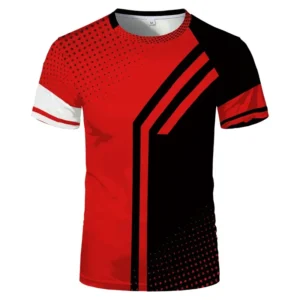 Casual Simple Pattern T Shirts Summer Fashion Short Sleeve O Neck Outdoor Sports 3D Printed T-shirts Mens Trend Oversized Tees