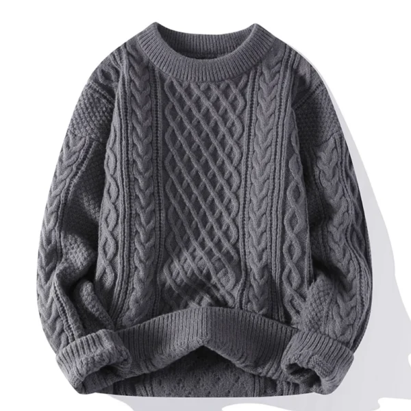 Brand Christmas Sweaters Men Crewneck Sweater Men Pullover Jumpers Fashion Clothing Autumn Winter Tops Men Knitted Sweatshirts - Image 3