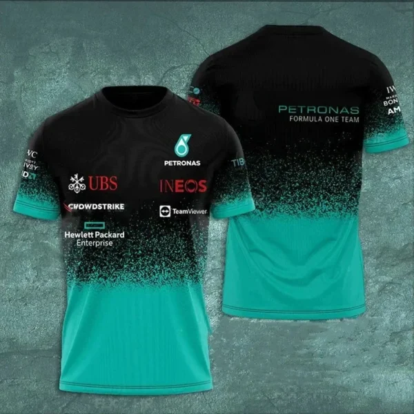 Hot Selling 3D Extreme Sports Racing Team Racing Suit T-shirt Men's and Women's Quick Drying Short Sleeves Quick-Drying T-Shirt - Image 3