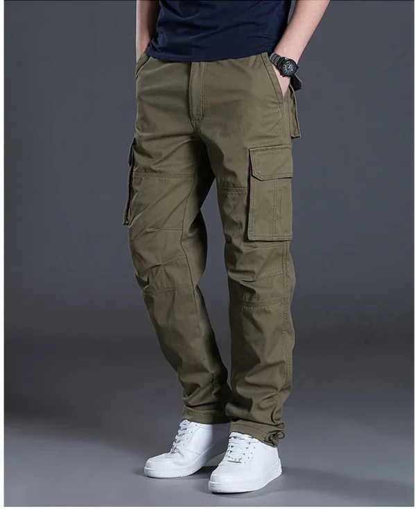 Men's Cargo Pants Summer Spring Cotton Work Wear New In Large Size 6XL Casual Climbing Joggers Sweatpants Hombre Autumn Trousers - Image 2