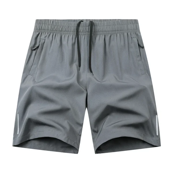 Summer New Wear Casual Shorts Men Speed Dry Ice Silk Pants Loose Beach Pants Basketball Sports Pants - Image 3