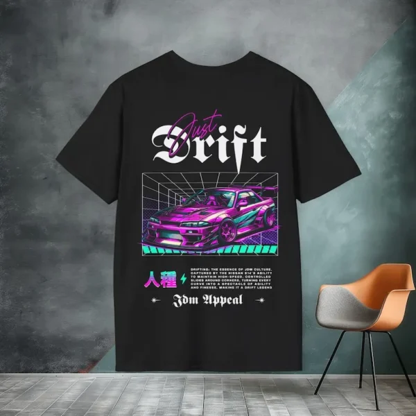 Drift Japan Streetwear Auto T-Shirt JDM Style Japanese Streetracing Shirt - Image 3