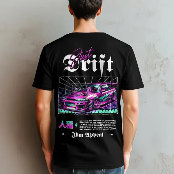 Drift Japan Streetwear Auto T-Shirt JDM Style Japanese Streetracing Shirt
