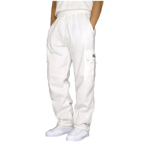Men's Summer and Autumn Winter Overalls Straight Multi-Pocket Pants Men Tactical Cargo Pants Casual Loose Trousers Male Clothing - Image 2