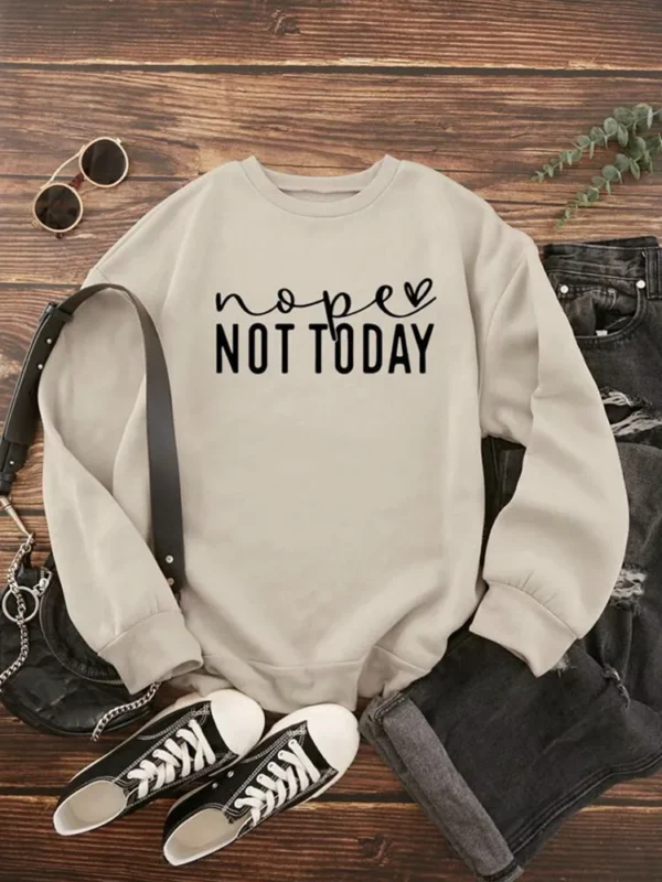 Winter Plus Size Women's Sweat-shirt Round Neck Loose Sweatshirts With Print Oversized Outerwear Female Sweatshirt Clothing Tops