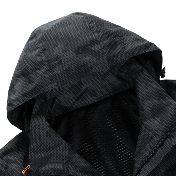 Hooded Hiking Jacket Men Outdoor Bomber Jackets Waterproof Windbreaker 2024 Spring Autumn Sports Casual Cargo Jackets Mens Coats - Image 5