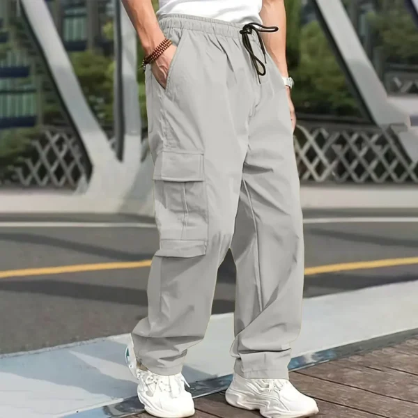 Harajuku Oversized Cargo Parachute Pants Autumn Men Streetwear Vintage Y2k Hip Hop Wide Leg Joggers Baggy Casual Sweatpants - Image 4