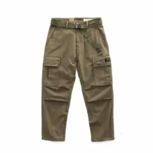 Men's Cargo Pants Korean Male Trousers Khaki Aesthetic Loose Straight Luxury Fashion Vintage High Quality Plus Size Baggy