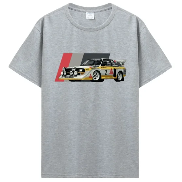 Sport S1 E2 Group B Rally Car Stig Blomqvist Mikkola And Walter T-Shirt Casual T Shirt Cotton Tops Men's Clothing Unisex Tshirt - Image 4