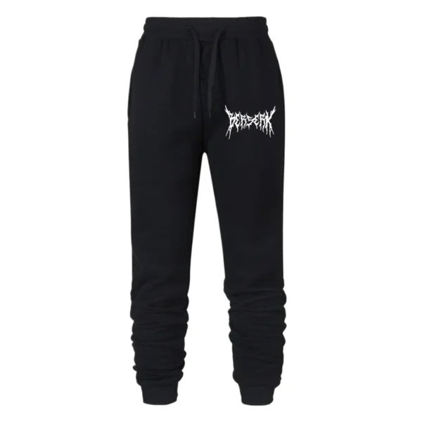 2025 Women Sweatpants Japanese Anime Berserk Print Fleece Joggers for Men Trousers Fitness Gym Running Pants Unisex Winter - Image 2