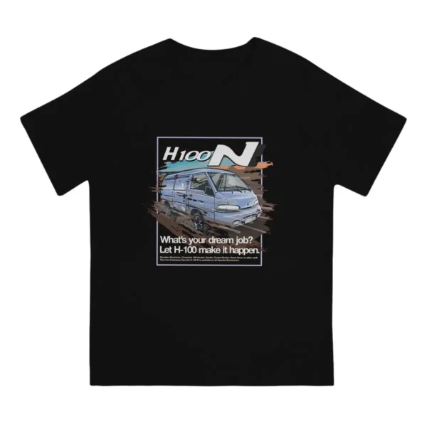 N Racing Men's TShirt Hyundai H100 N Illustration By Petrothings Distinctive T Shirt Harajuku Sweatshirts New Trend - Image 2