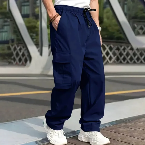 Harajuku Oversized Cargo Parachute Pants Autumn Men Streetwear Vintage Y2k Hip Hop Wide Leg Joggers Baggy Casual Sweatpants - Image 5