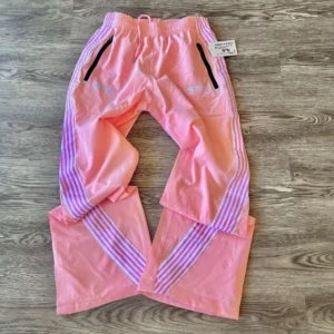 Europe and The United States Retro New Striped Elastic Waist Pants for Women Y2k Harajuku Trend Loose Sports Wide-leg Pants