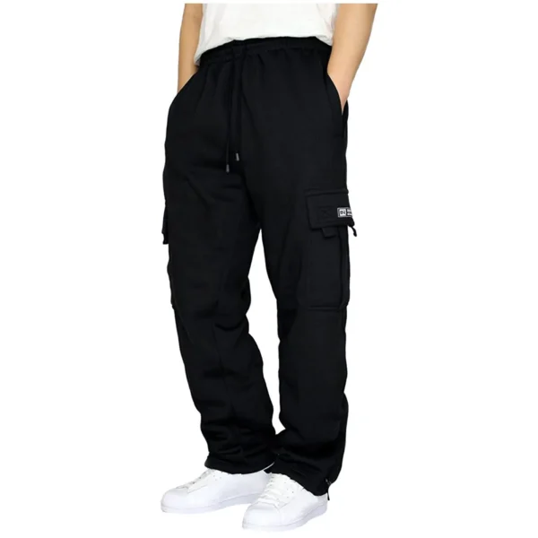 Men's Summer and Autumn Winter Overalls Straight Multi-Pocket Pants Men Tactical Cargo Pants Casual Loose Trousers Male Clothing