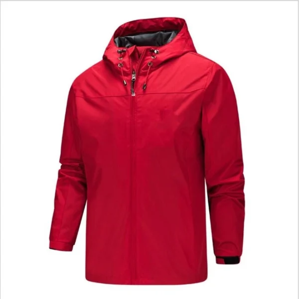 2024 New Men's Jackets Spring Autumn Windproof Zipper Coat Solid Color Fashion Unisex Outdoor Jackets Sportswear Male Jacket - Image 3