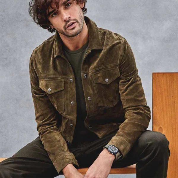Men Vintage Lapel Buttoned Slim Jackets Fashion Long Sleeve Outwear 2024 Male Fashion Simple Solid Corduroy Coats Streetwear - Image 5