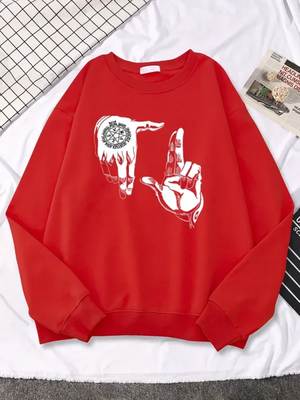 Mayinmoral Alucard Hellsing Printed Clothing Street O-Neck Sweatshirt Autumn Pullover Fashion Casual HoodiesMen Women Plus size - Image 5