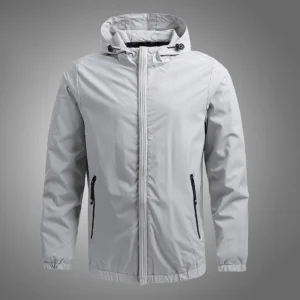 Windbreaker Hiking Sport Outwear Windproof Hooded Jacket Men Autumn Thin Breathable Outdoor Sportwear Hoodies Men's Clothing Top