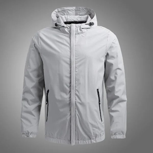 Windbreaker Hiking Sport Outwear Windproof Hooded Jacket Men Autumn Thin Breathable Outdoor Sportwear Hoodies Men's Clothing Top