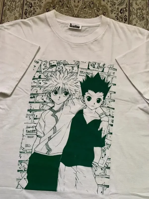 Anime Hunter X Hunter Killua Zoldyck T Shirt Women Casual Fashion Harajuku Short Sleeve Crew Neck oversized Unisex T Shirt