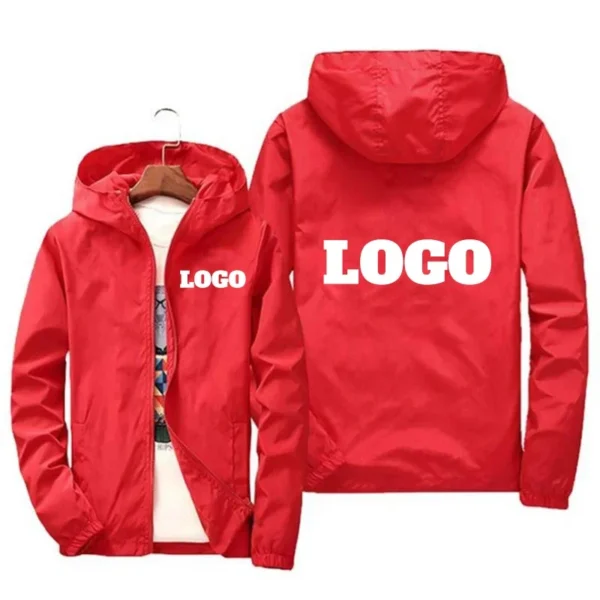 Custom Brand Logo Autumn Jacket Men Waterproof Warm Windbreaker Casual Clothing Big Size 6Xl Men Green Black Red Jacket Outdoor - Image 3