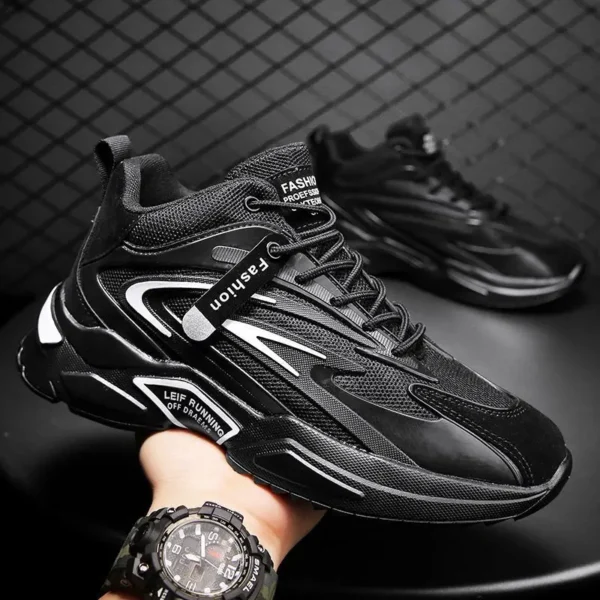 Men's Shoes Sneakers 2024 Autumn New Trend Breathable Mesh Lace Up Running Shoes Fashion Casual Sports Shoe Zapatillas De Hombre - Image 2