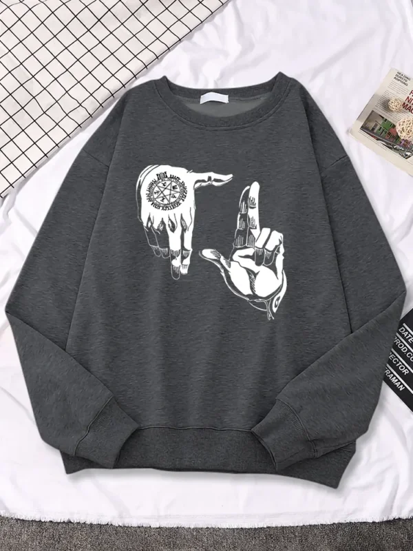Mayinmoral Alucard Hellsing Printed Clothing Street O-Neck Sweatshirt Autumn Pullover Fashion Casual HoodiesMen Women Plus size - Image 3