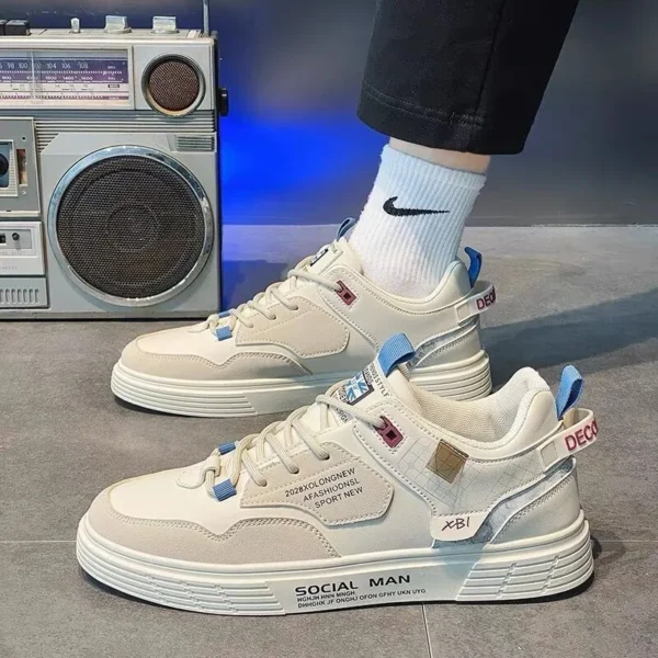 New Casual Shoes for Men Fashion Men Sneakers Brand Good Quality Men's Shoes Comfortable Non-slip Man Flats Skateboard Shoes2024 - Image 3