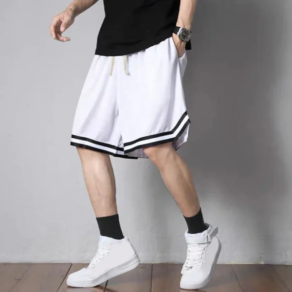 Mens Basketball Shorts Summer Sport Shorts Gym Fitness Workout Short Male Loose Casual Pants Beach Pant Man Clothing