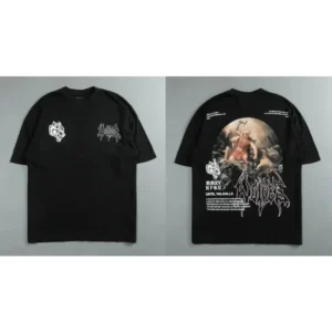 Darc Sport Wolves T-Shirts Oversized Bodybuilding Gym Men Clothing Fugees Graphic Short Sleeve Top Tees Darcsport T Shirts