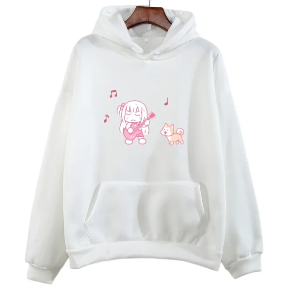 Anime BOCCHI THE ROCK! Hitori Gotou Ryou Yamada Cartoon Women Hoodies Kawaii Plus Size Sweatshirt Harajuku Female Streetwear - Image 2