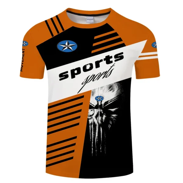 2024 New Polaris Racing Sports Shirt Men's Summer Breathable Top 3D Printed Short Sleeved Oversized Men's Clothing - Image 5