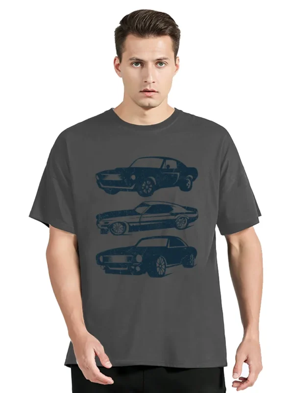 American Muscle Car Speed Lover Cars Fan Racing Driver Rat Premium T-Shirt Oversized Men Clothing Tshirt Fashion Casual T Shirt - Image 3