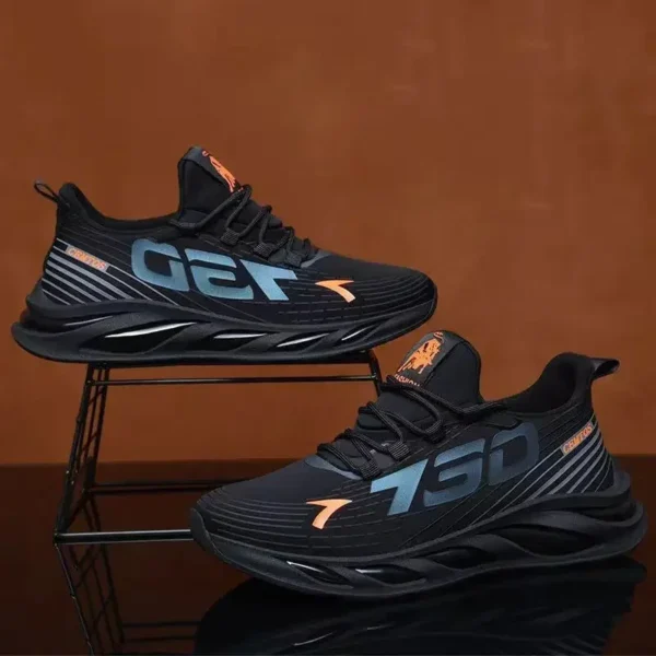 Men's sports and leisure shoes, men's summer trend new shoes, round headed black men's sports shoes - Image 6