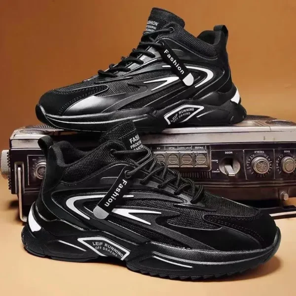 Men's Shoes Sneakers 2024 Autumn New Trend Breathable Mesh Lace Up Running Shoes Fashion Casual Sports Shoe Zapatillas De Hombre - Image 3