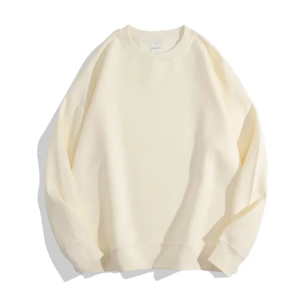 Oversize Winter Warm Sweatshirt Women Basic Tops Boyfriend Pink Loose Vintage Pullovers Women Winter Fleece Lined Sweatshirts - Image 3